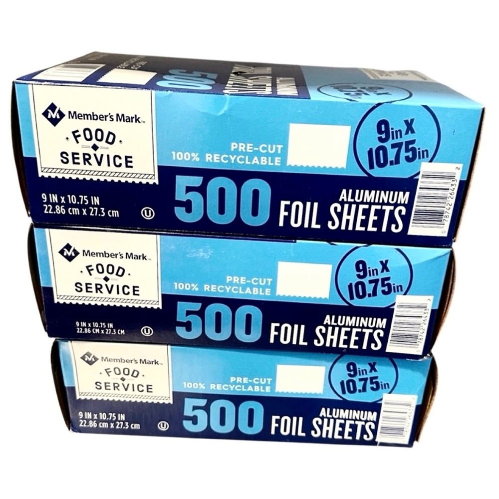 MEMBER’S MARK foil sheets NEW 3 boxes